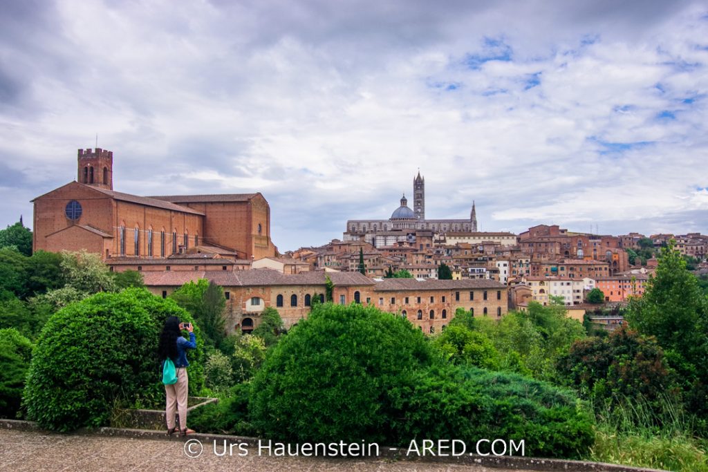 Siena Italy Pano view of the city